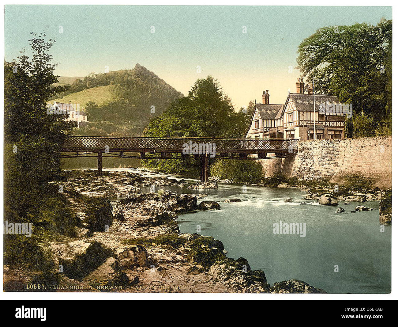 [Chain Bridge Hotel, Berwyn Valley, Llangollen Galles] (LOC) Foto Stock