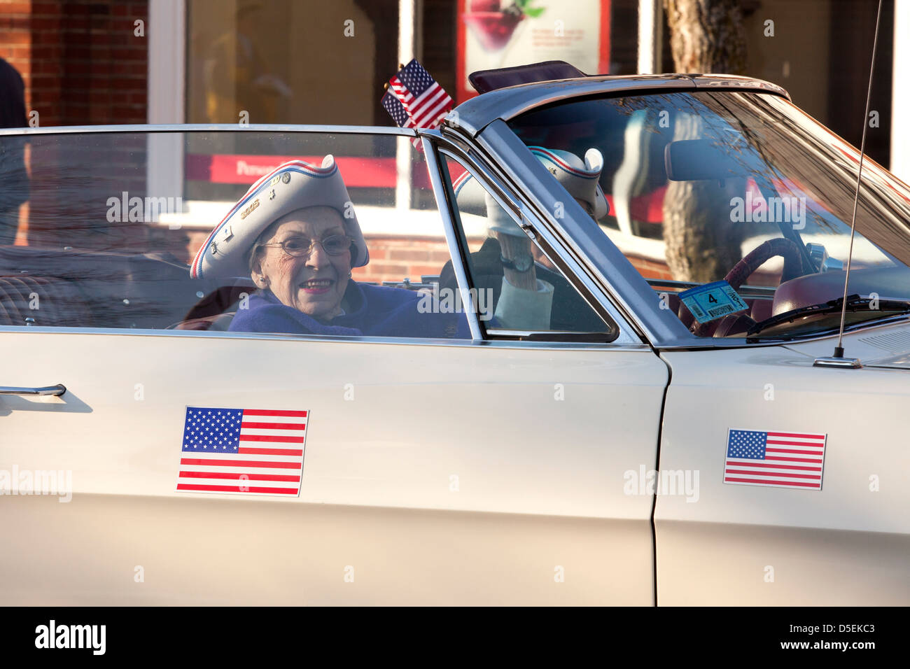 Patriot's Day Parade, Lexington, New England, STATI UNITI D'AMERICA Foto Stock