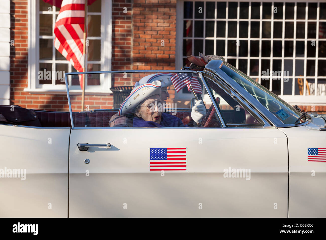 Patriot's Day Parade, Lexington, New England, STATI UNITI D'AMERICA Foto Stock