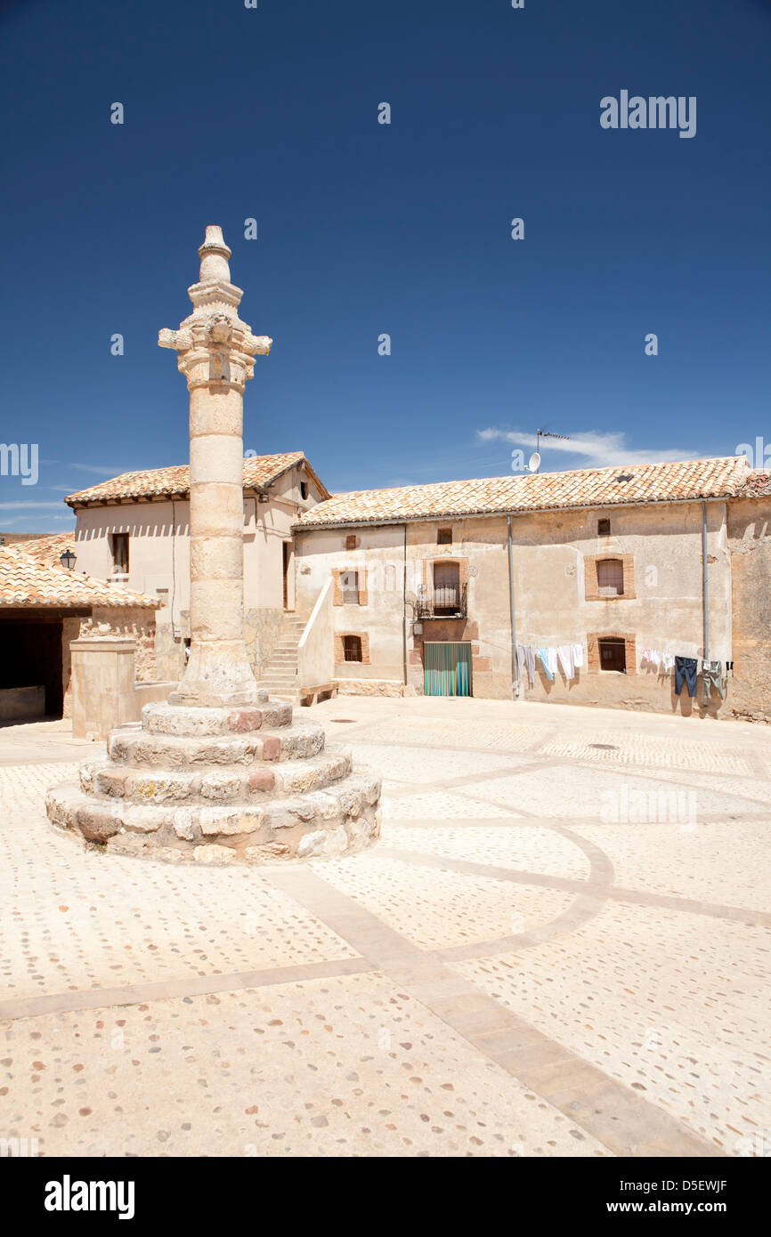 Caracena village, Soria, Spagna Foto Stock