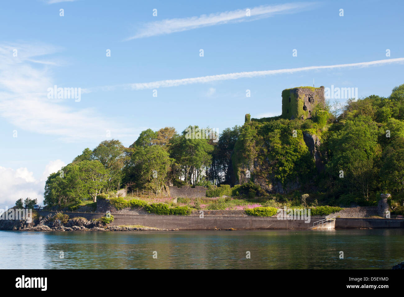 Castello di Dunollie a Oban - Un-t-Oban, Argyll and Bute, Scozia Foto Stock