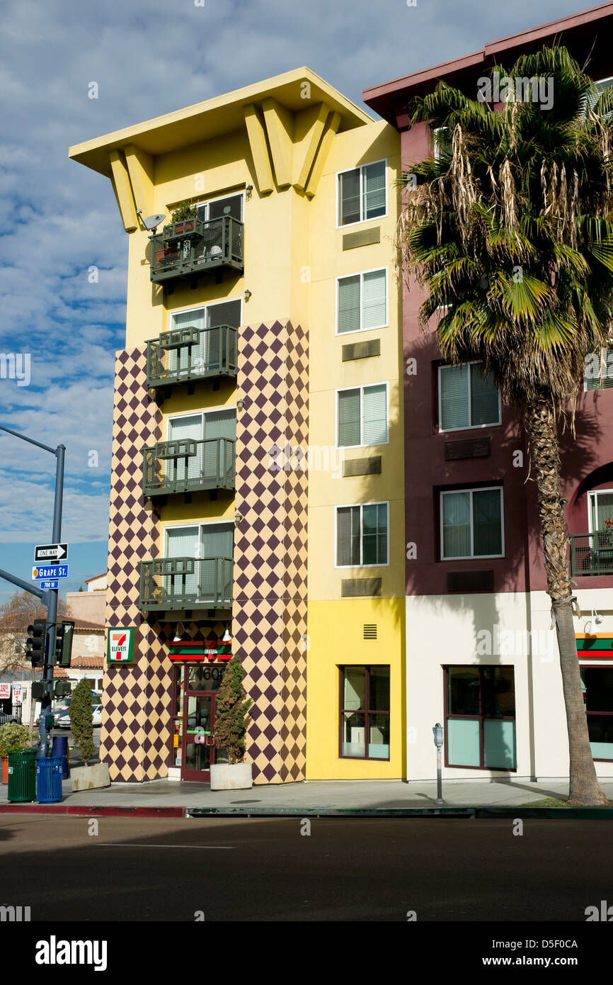 Stile spagnolo in architettura in San Diego Foto Stock