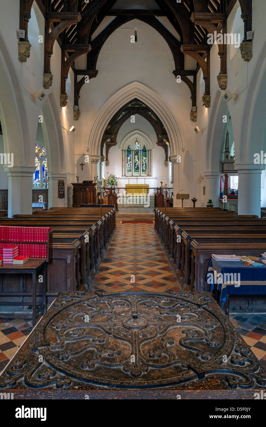 Santa Maria Vergine Chiesa Arkesden Foto Stock