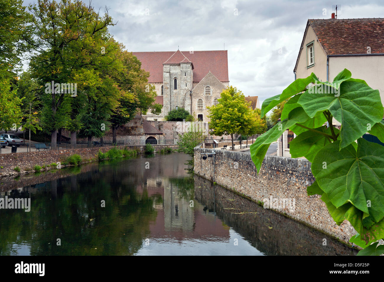 Collegiale St Andre, Chartres, Francia Foto Stock