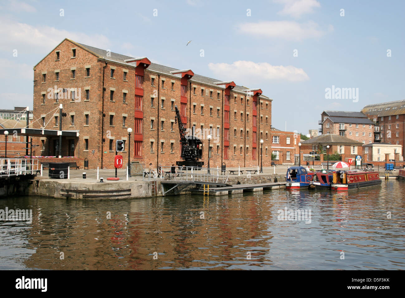 Magazzino nord Gloucester Docks Gloucestershire England Regno Unito Foto Stock
