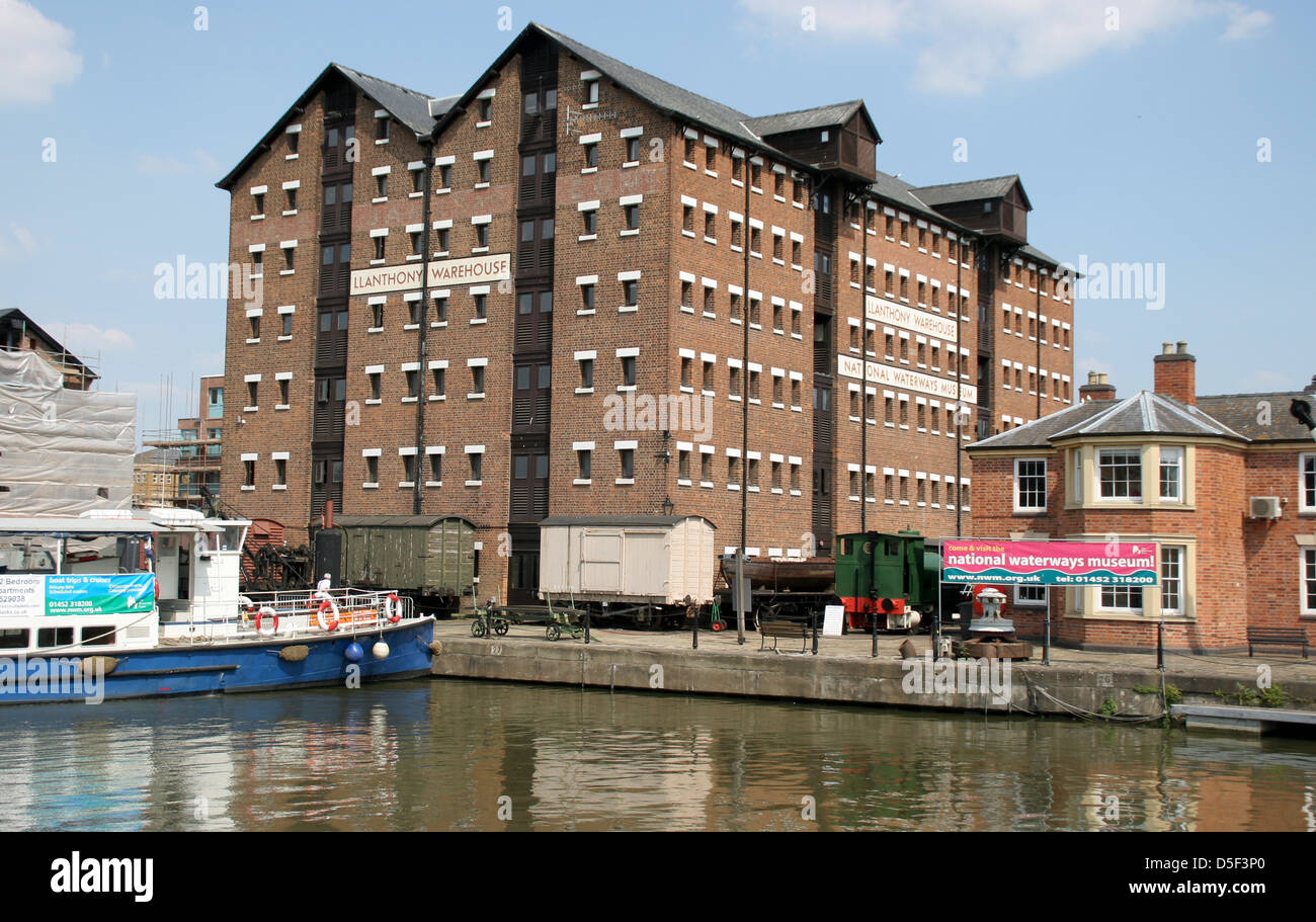 National Waterways Museum Gloucester Docks Gloucestershire England Regno Unito Foto Stock