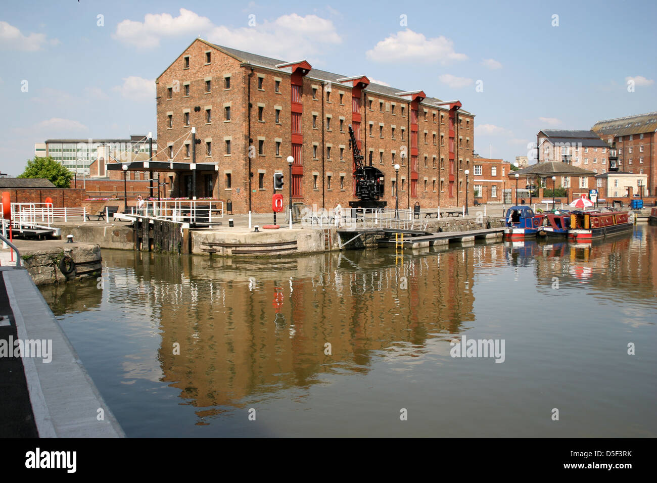 Magazzino nord Gloucester Docks Gloucestershire England Regno Unito Foto Stock