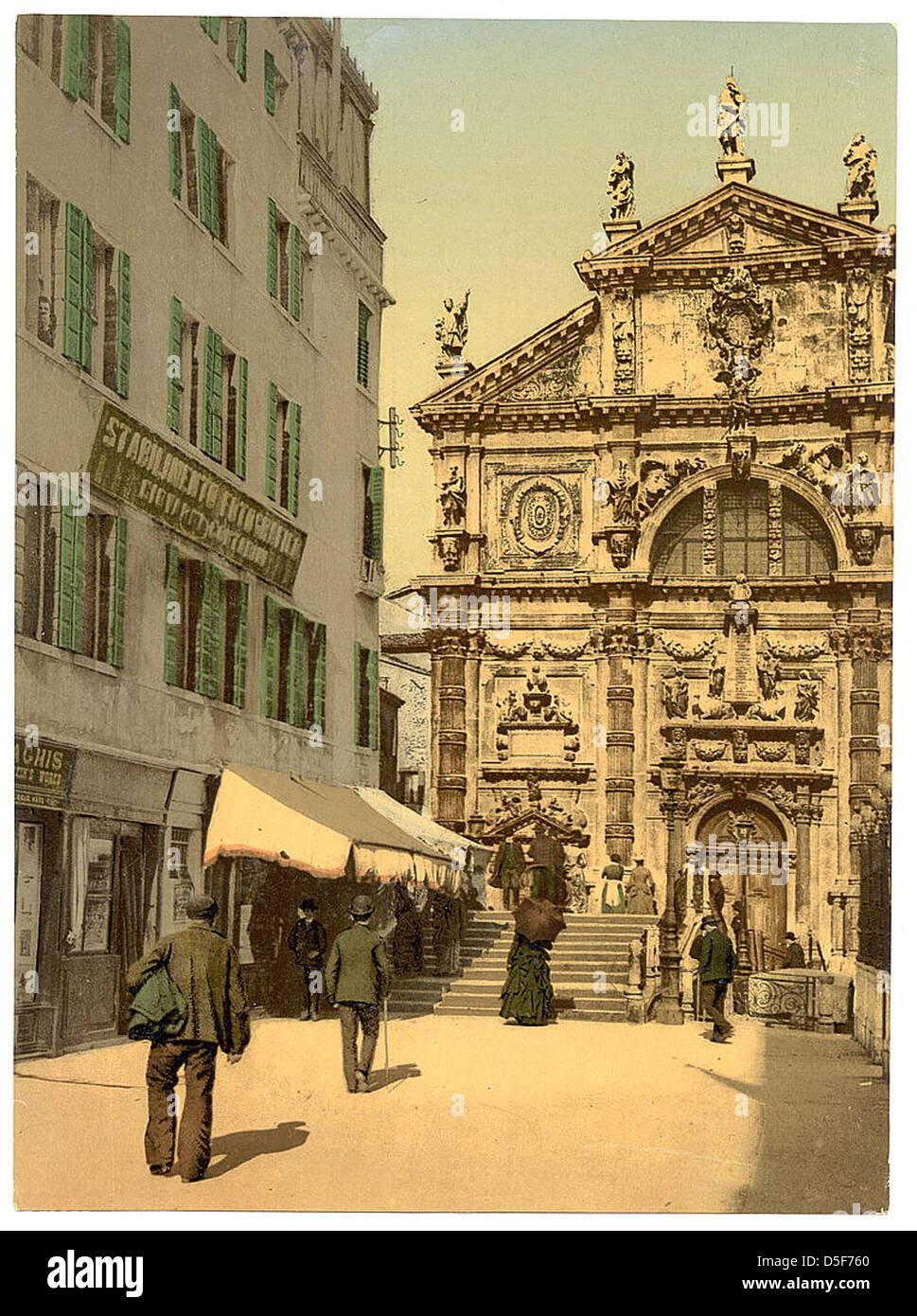 [Chiesa di San Moisè, Venezia, Italia] (LOC) Foto Stock