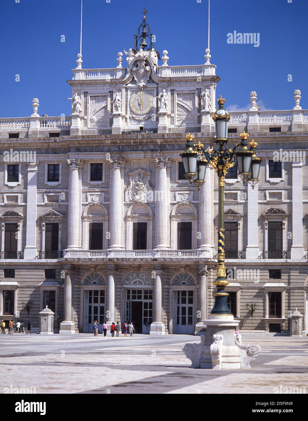 Palacio Real de Madrid (Palazzo reale di Madrid), Calle de Bailén, Centro, Madrid, Regno di Spagna Foto Stock