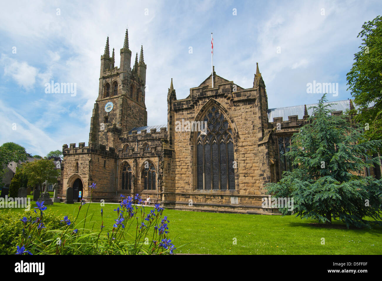 Tideswell, chiesa, Derbyshire, Peak District, England, Regno Unito Foto Stock