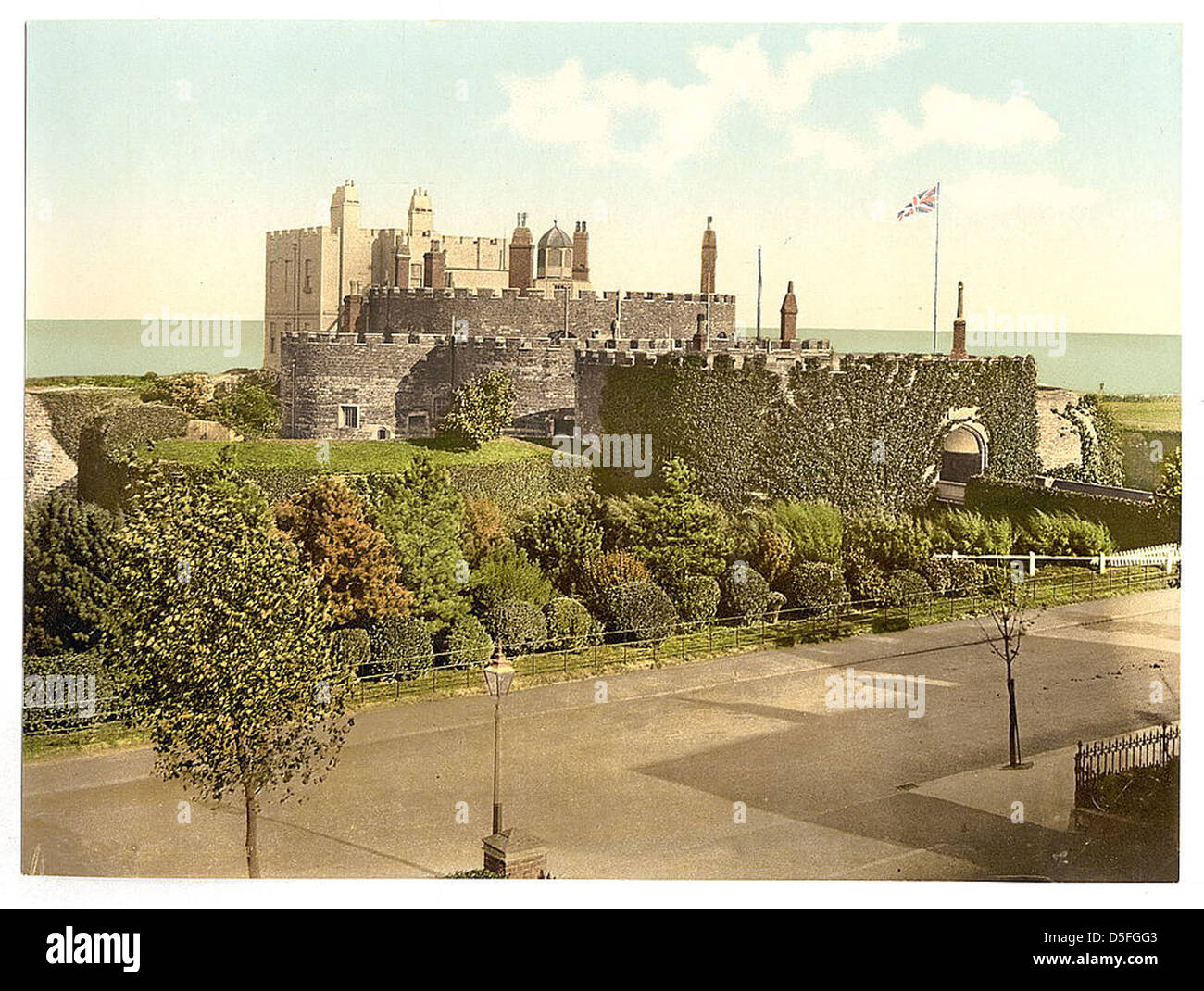 [Il castello, trattare, Inghilterra] (LOC) Foto Stock