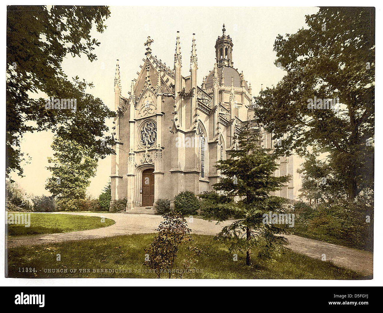 [San Michael's Abbey, Farnborough, Inghilterra] (LOC) Foto Stock