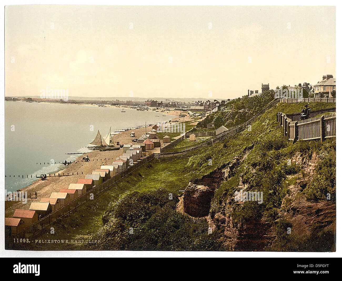 [East Cliff, Felixstowe, Inghilterra] (LOC) Foto Stock