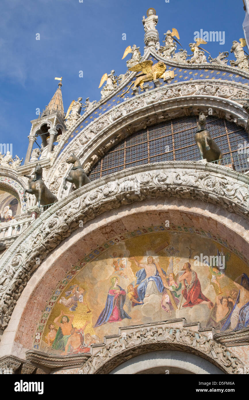 Basilica Cattedrale di San Marco, Venezia, Italia Foto Stock