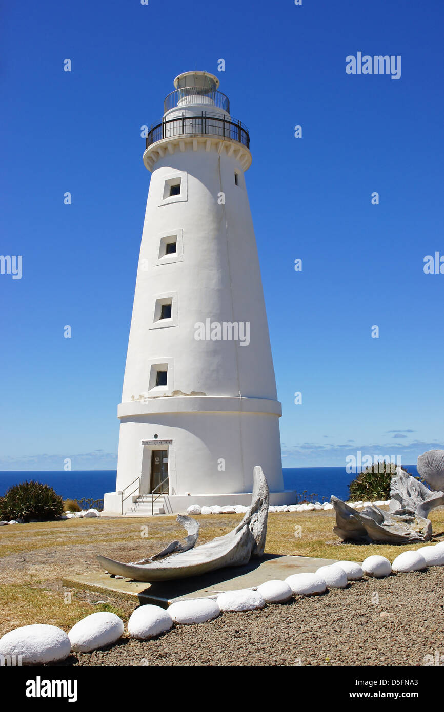 Faro di Cape Willoughby, Kangaroo Island, in Australia Foto Stock