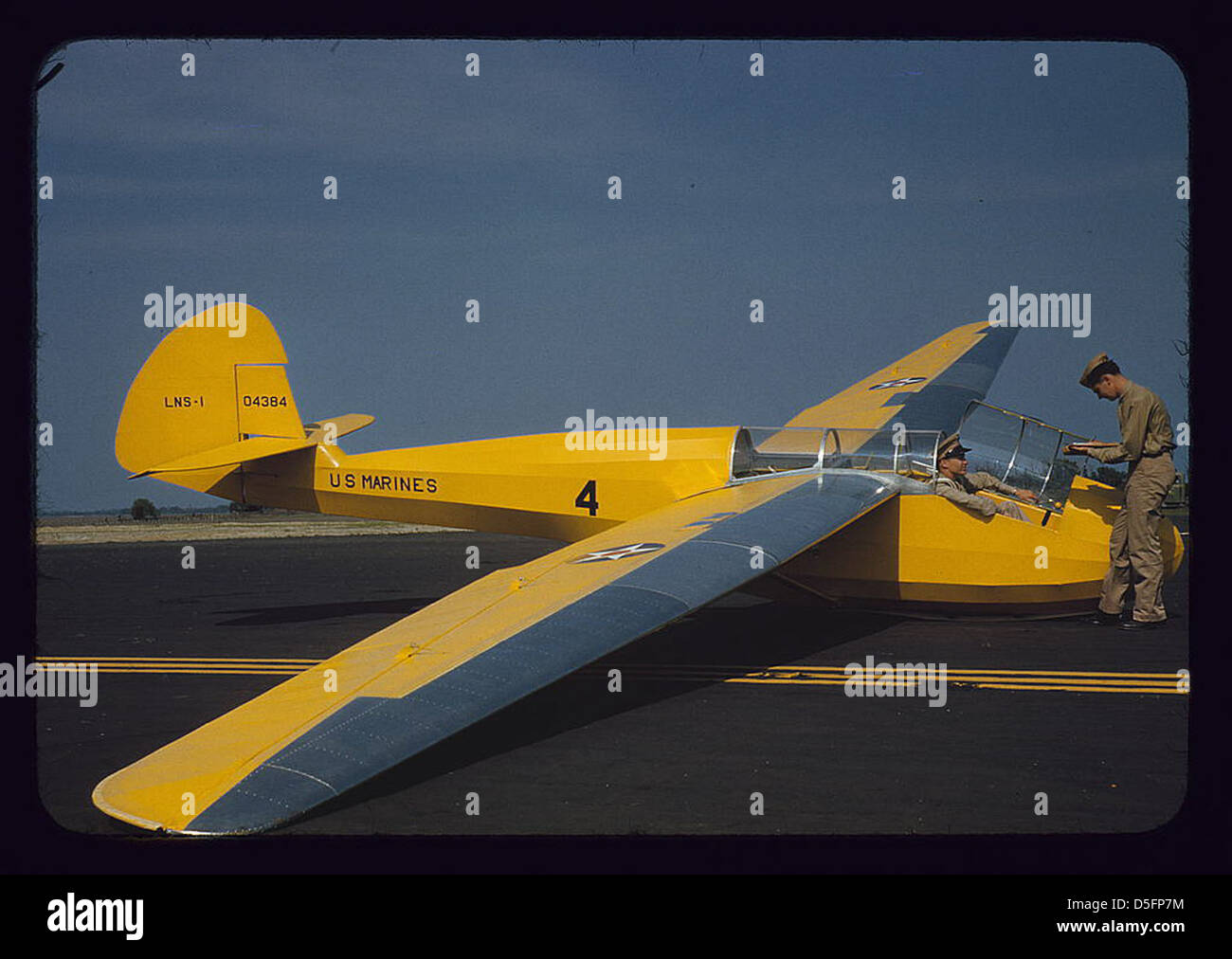 Aliante Marine nella formazione in campo Pagina, Parris Island, S.C. (LOC) Foto Stock