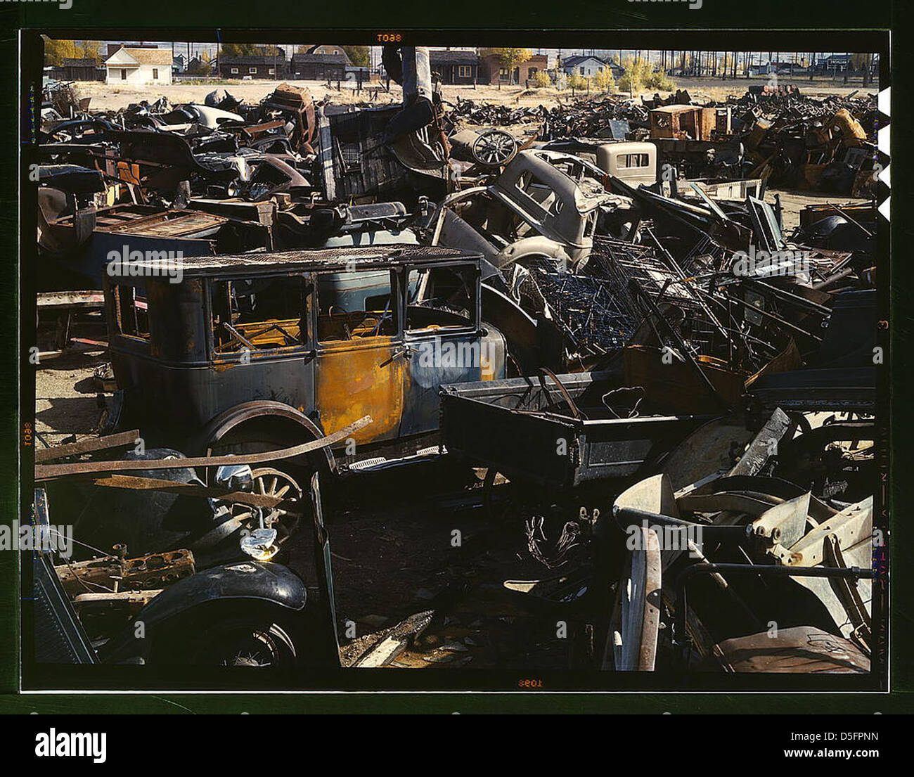 I rottami di ferro e salvage depot, Butte, Mont. (LOC) Foto Stock