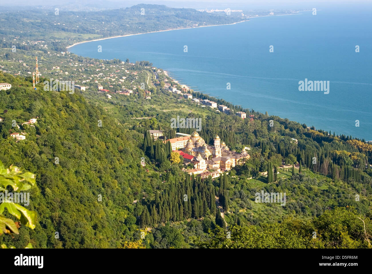 Linea di Riva dal volo d'uccello Foto Stock