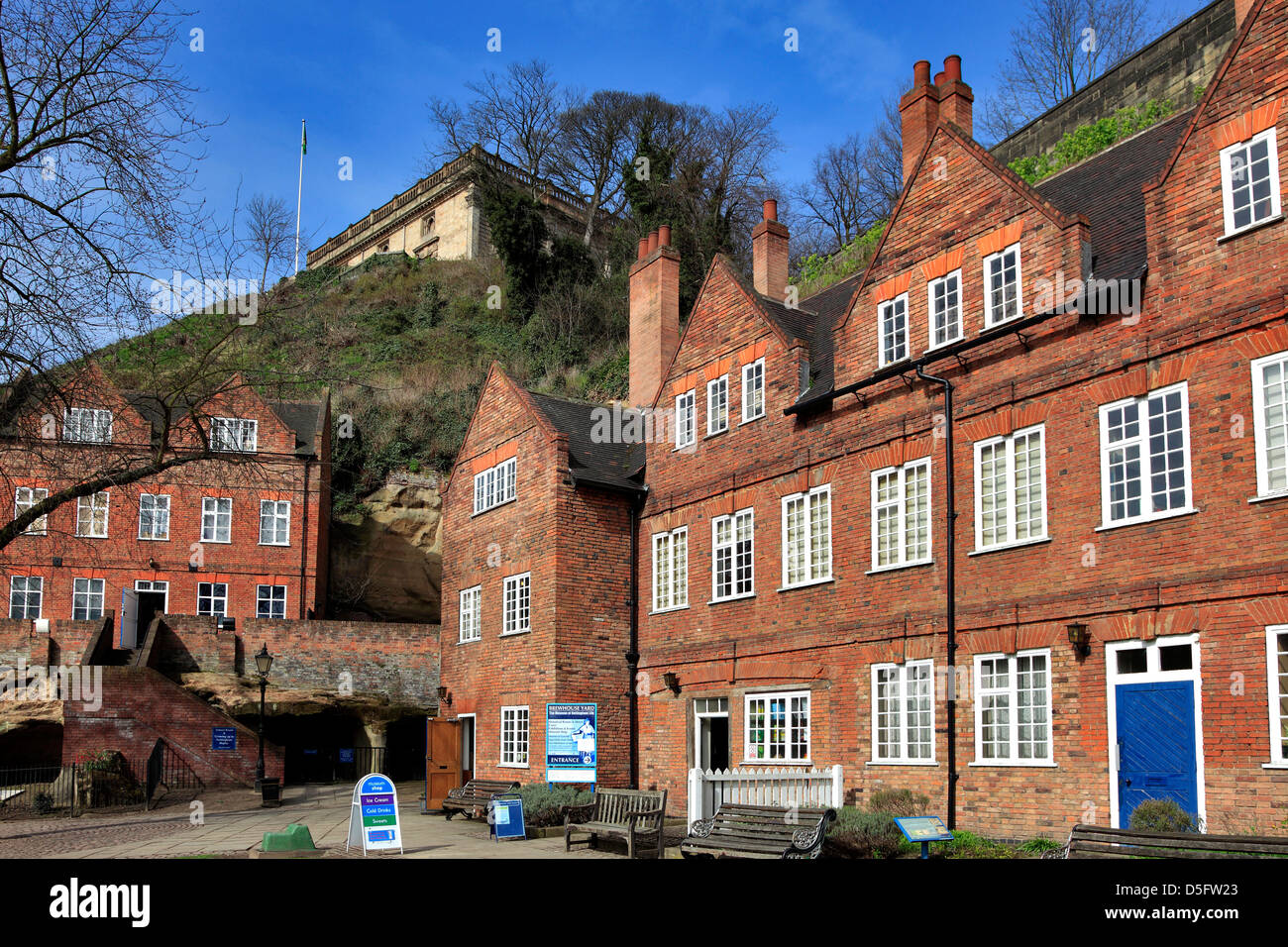 I tini di filtrazione Yard Museum, Centro citta' di Nottingham, Nottinghamshire, Inghilterra, Gran Bretagna; Regno Unito Foto Stock