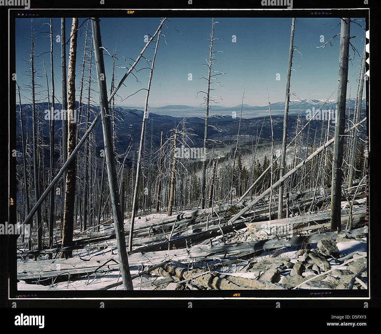 Sangre de Cristo Mountains, guardando a Nord in Colorado (LOC) Foto Stock