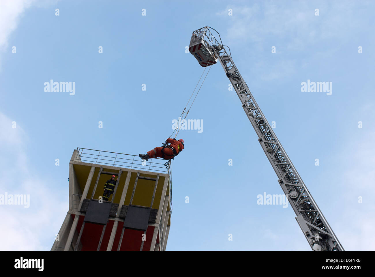 Ceca servizio di emergenza - cesky integrovany sistema zachranny IZS - polizia, vigili del fuoco e il servizio di soccorso, servizio di emergenza medica Foto Stock