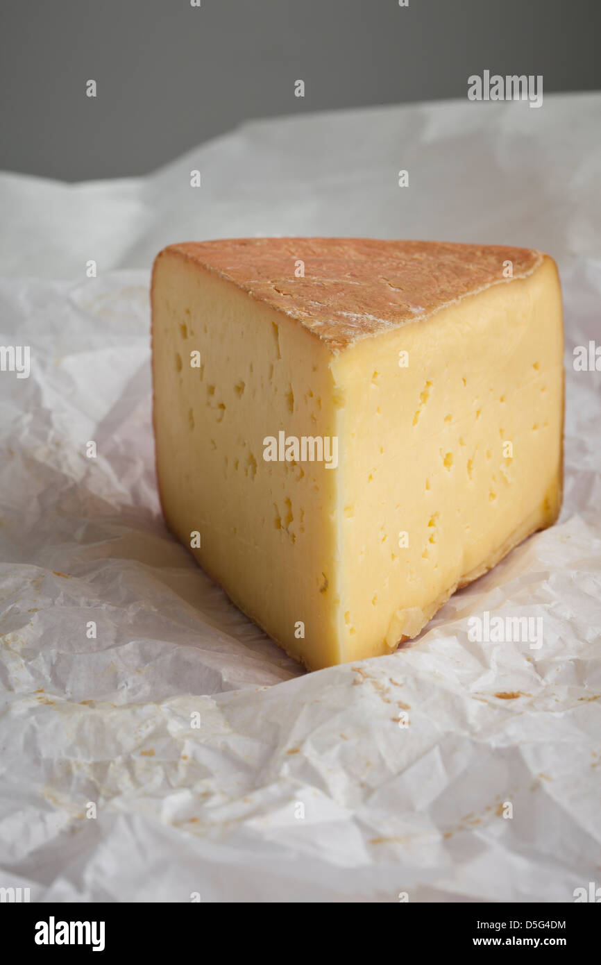 Cuneo di formaggio di pecora Foto Stock