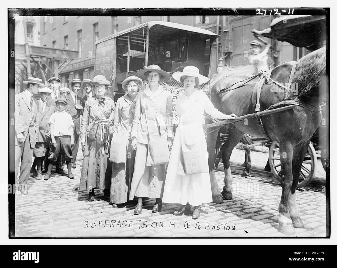 Suffragets [cioè, suffragettes] sulla passeggiata a Boston (LOC) Foto Stock