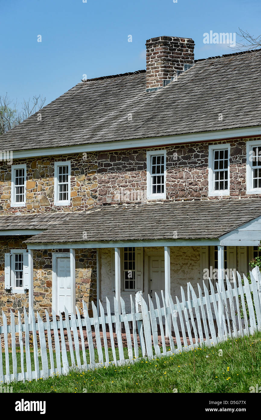 Daniel Boone Homestead, Birdsboro, Pennsylvania, STATI UNITI D'AMERICA Foto Stock
