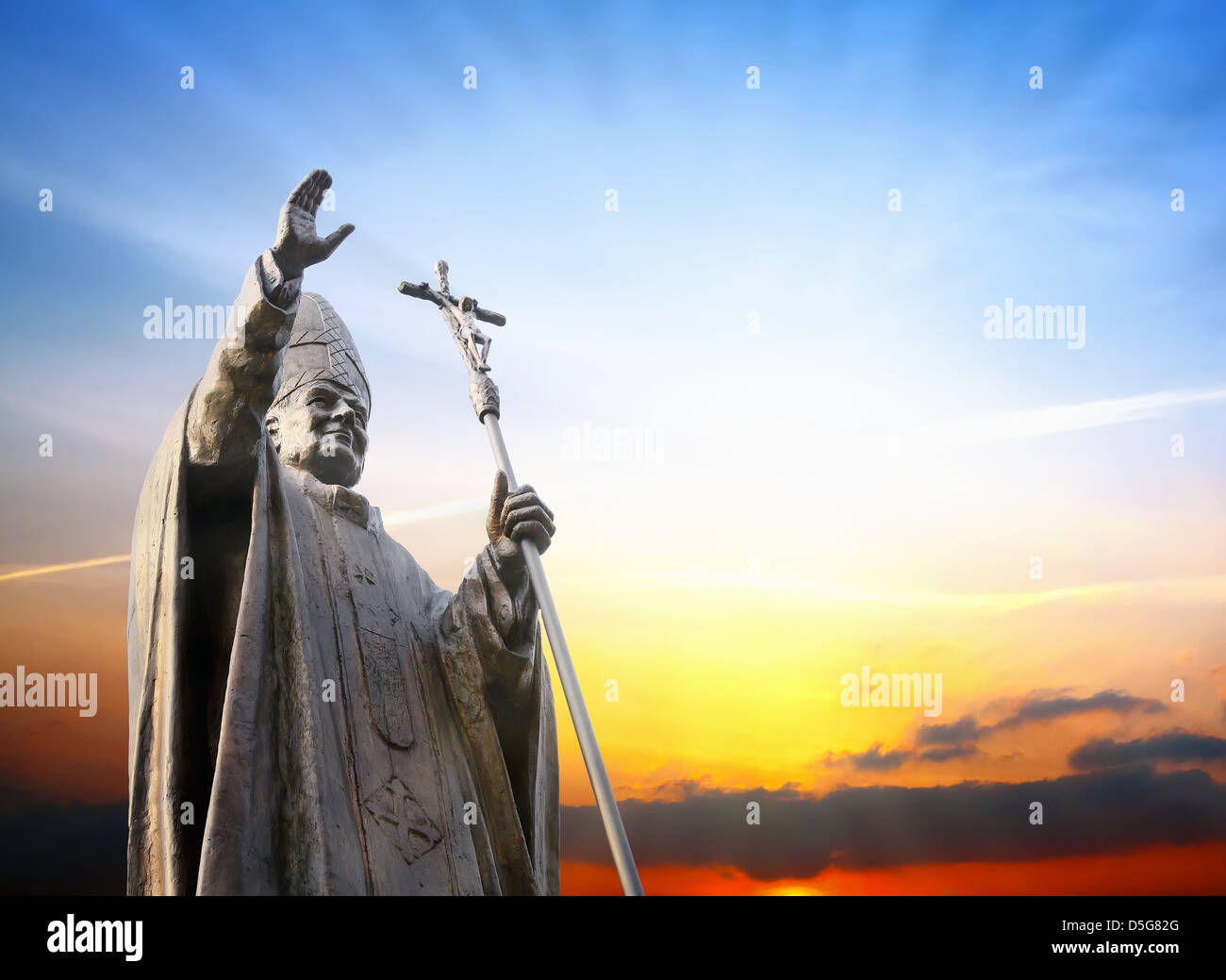 Giovanni Paolo Secondo - sempre nei nostri cuori Foto Stock