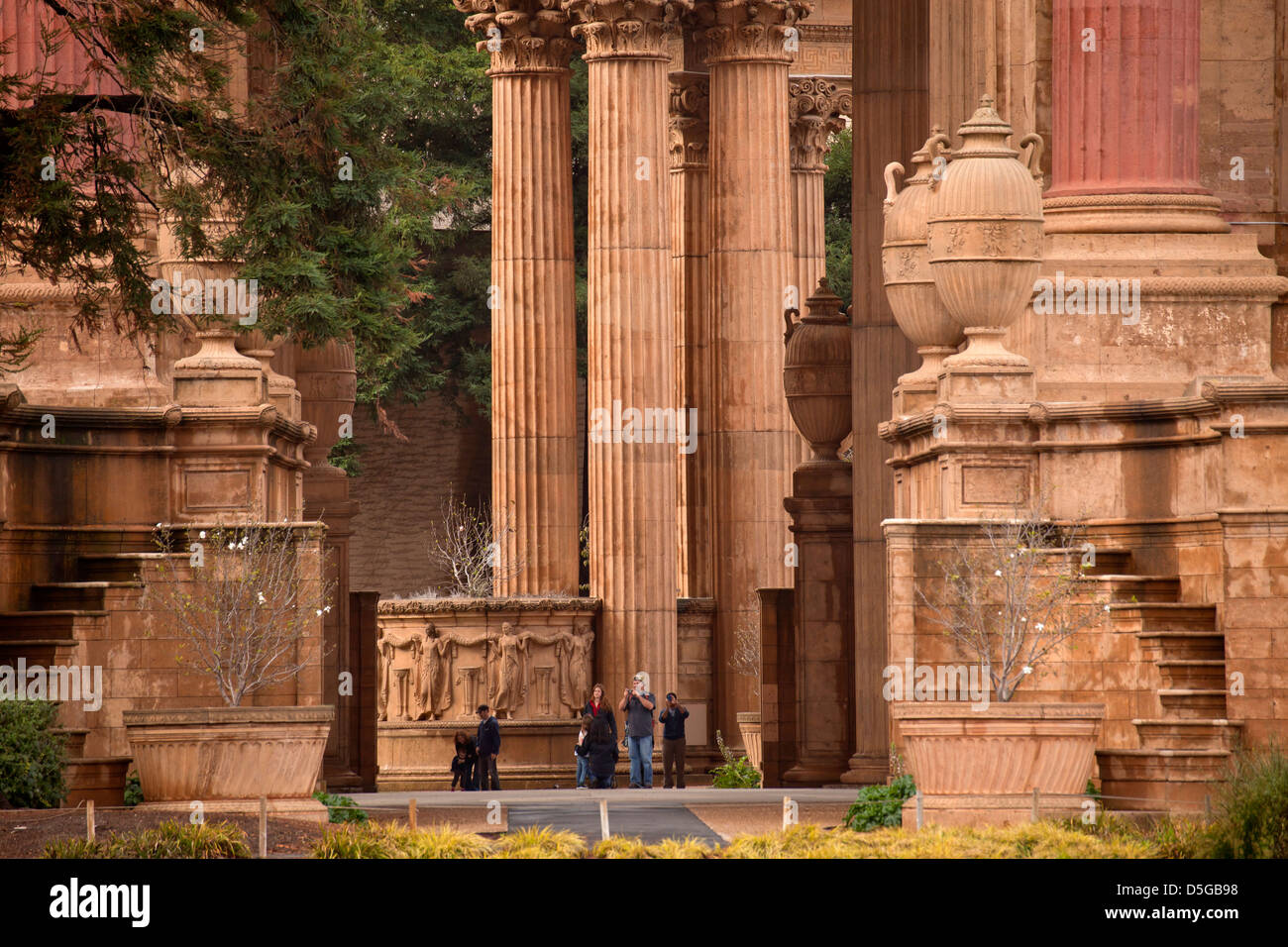 Il Palazzo delle Belle Arti a Marina del Distretto di San Francisco, California, Stati Uniti d'America, STATI UNITI D'AMERICA Foto Stock