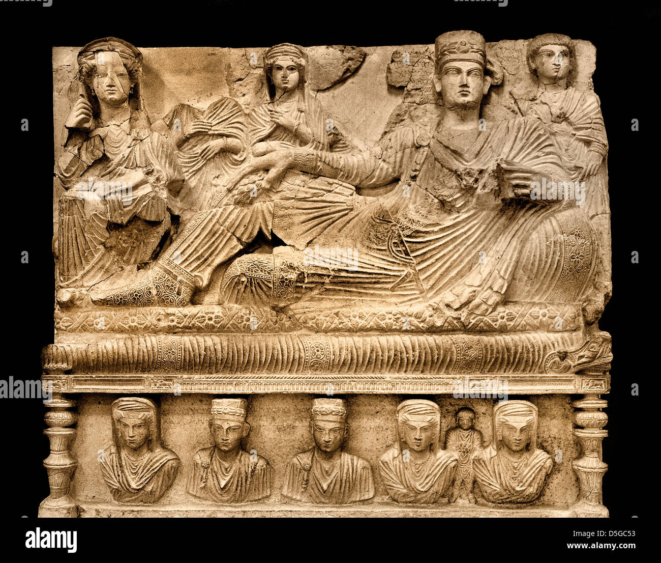 2 Cent Palmyra Siria Syrian Museo Archeologia Foto Stock