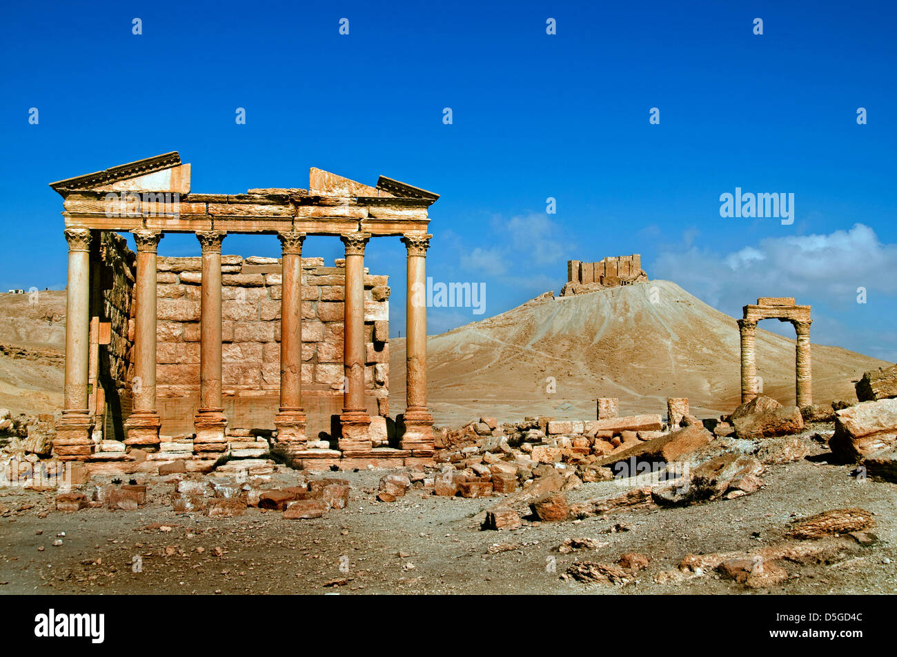 Romano Tempio Funery 2 Cent Palmyra Siria Syrian Foto Stock