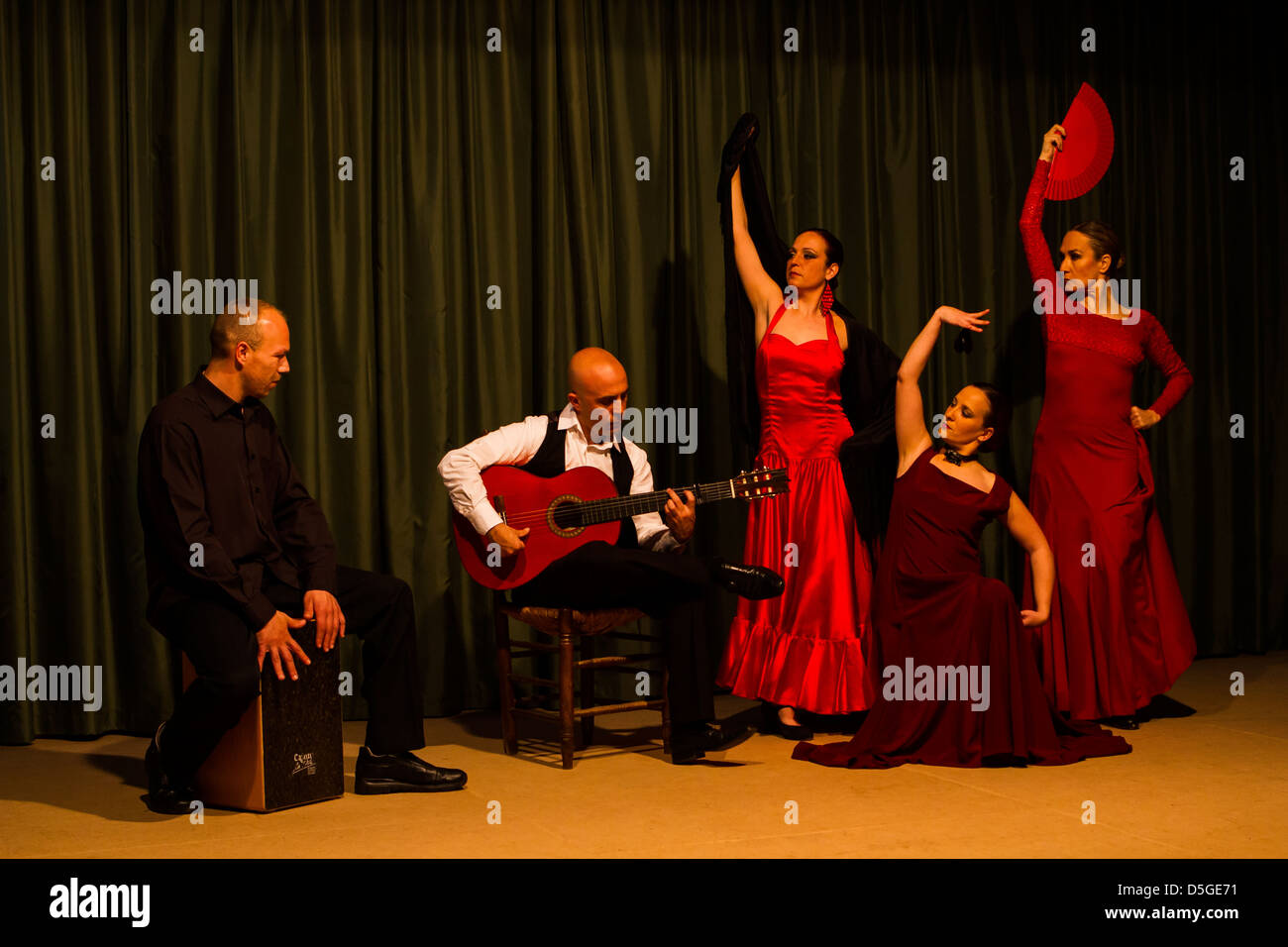 Womans ballare Flamenco Foto Stock