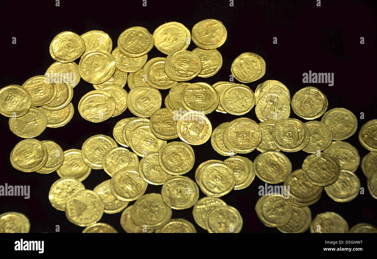 Scorta di oro Foto Stock