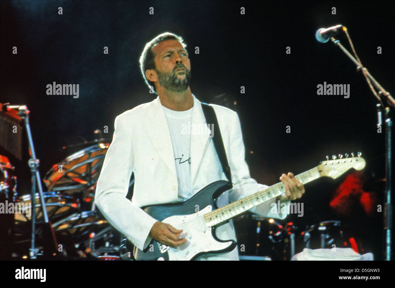 ERIC CLAPTON in agosto 1992. Foto di Jeffrey Mayer Foto Stock