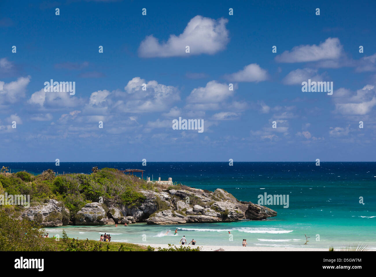 Cuba, l Avana, Playas del Este, Playa Jibacoa beach Foto Stock