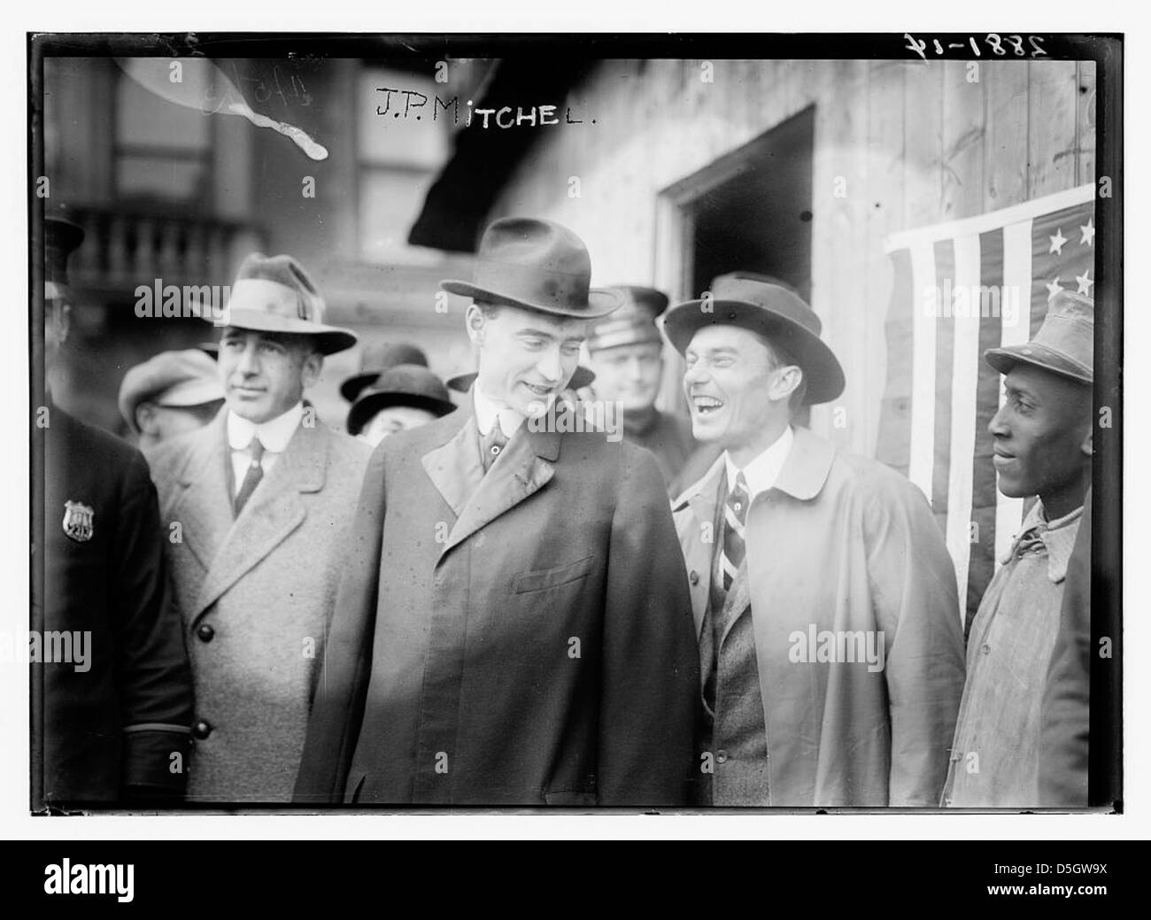 Una fotografia di John Purroy Mitchel, sindaco irlandese-americano di New York, riconosciuto per la sua leadership e influenza politica all'inizio del XX secolo. Foto Stock