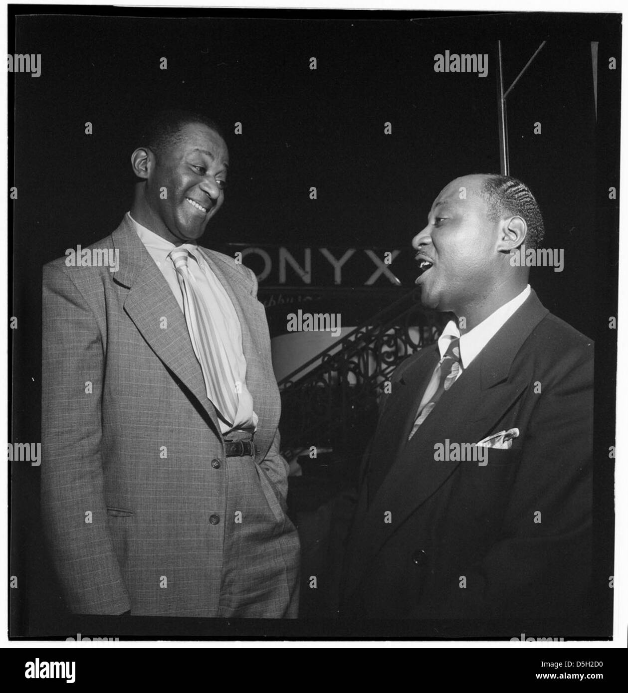 [Ritratto di Wilbur De Paris e Sidney de Paris, Onice, New York, N.Y., ca. Luglio 1947] (LOC) Foto Stock