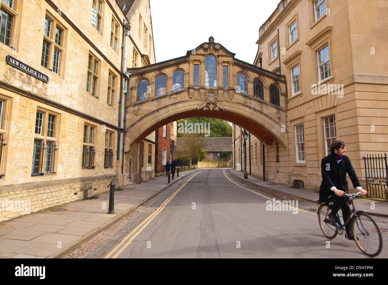 Ponte dei Sospiri, Hertford College, New College Lane, Oxford, Regno Unito Foto Stock