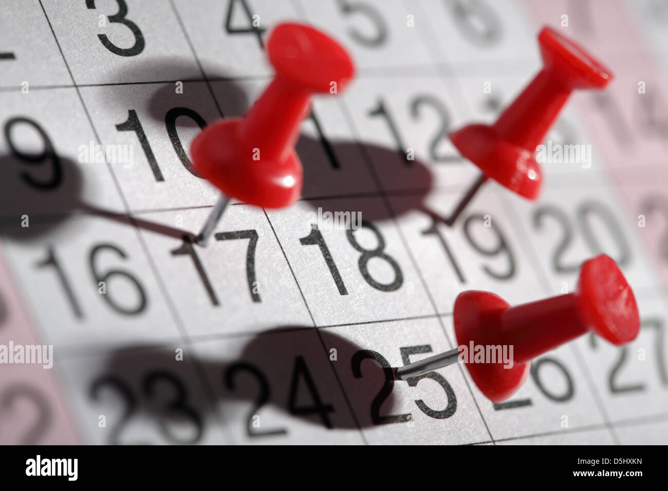 Data importante Foto Stock