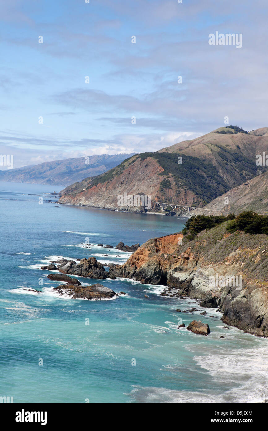 California Coast Highway 101 Foto Stock