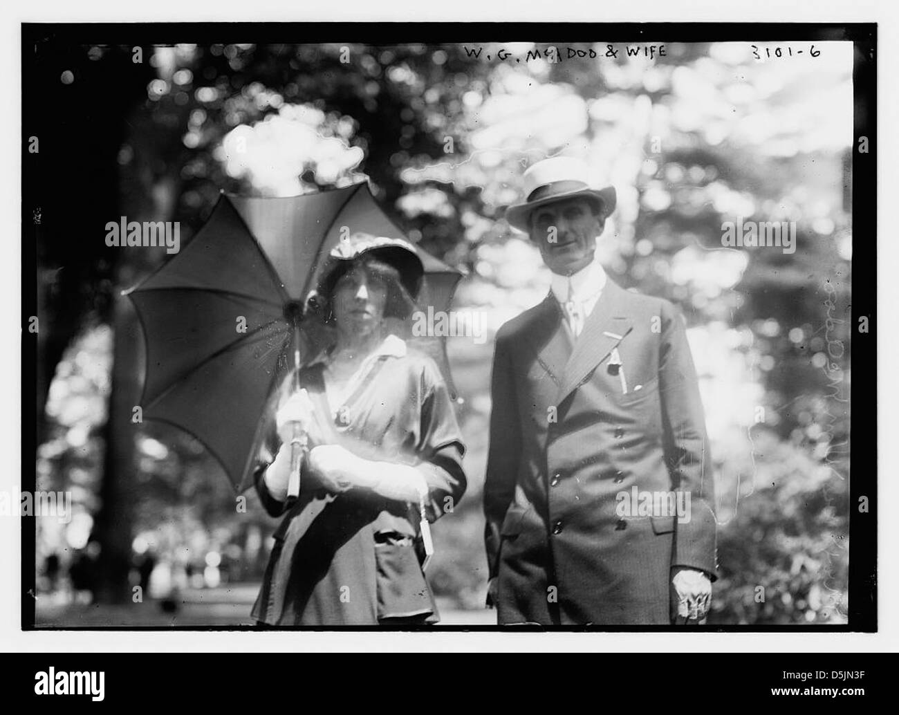 W.G. McAdoo & moglie (LOC) Foto Stock