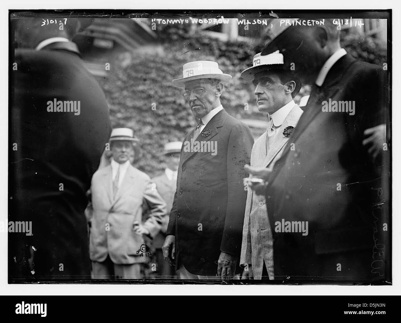 "Tommy' Woodrow Wilson, Princeton '14 (LOC) Foto Stock