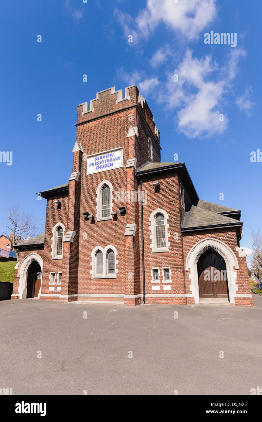 Seaview Chiesa Presbiteriana, Belfast, Irlanda del Nord, Regno Unito Regno Unito Foto Stock