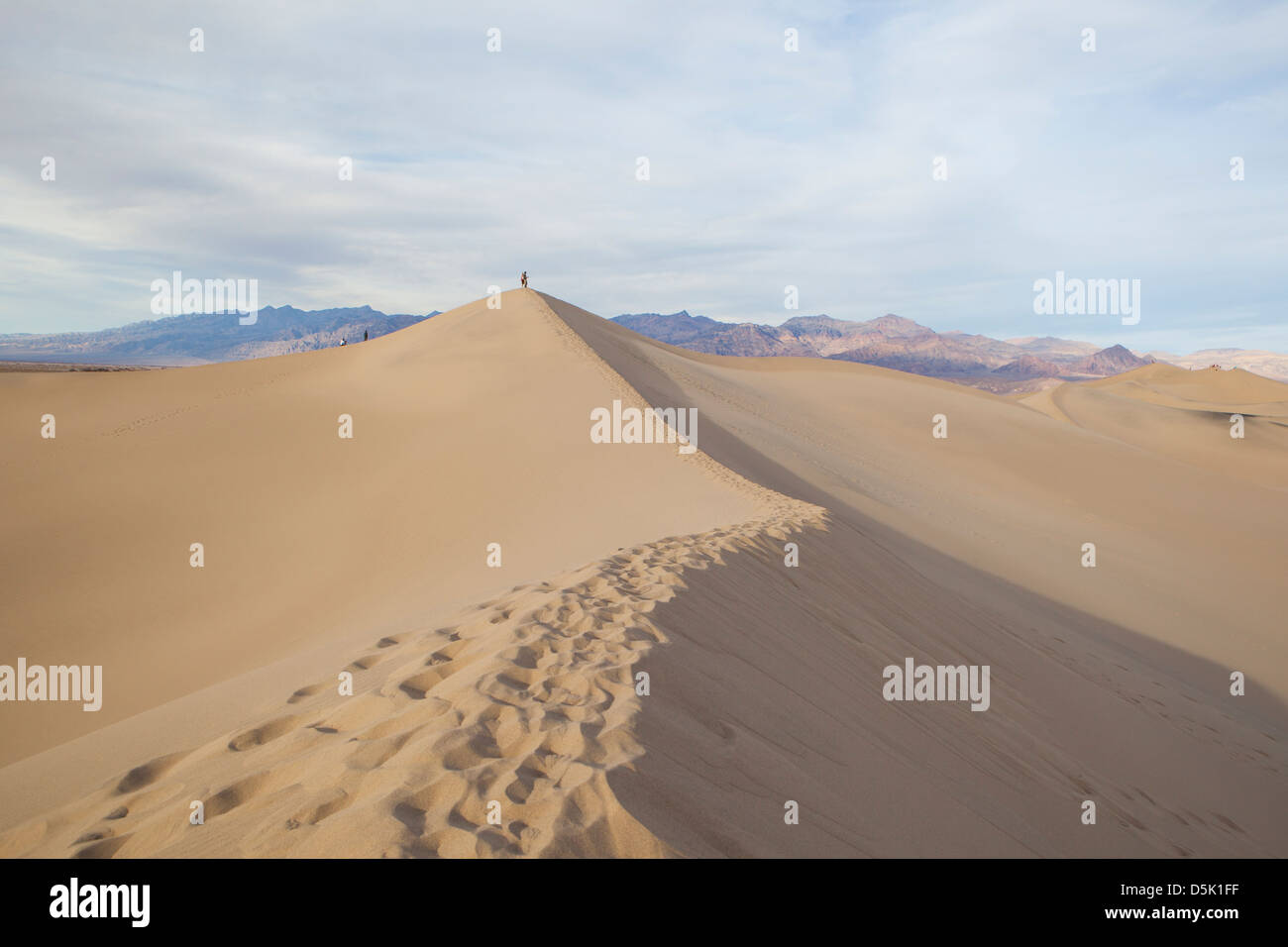 Dune di sabbia Death Valley, California Foto Stock