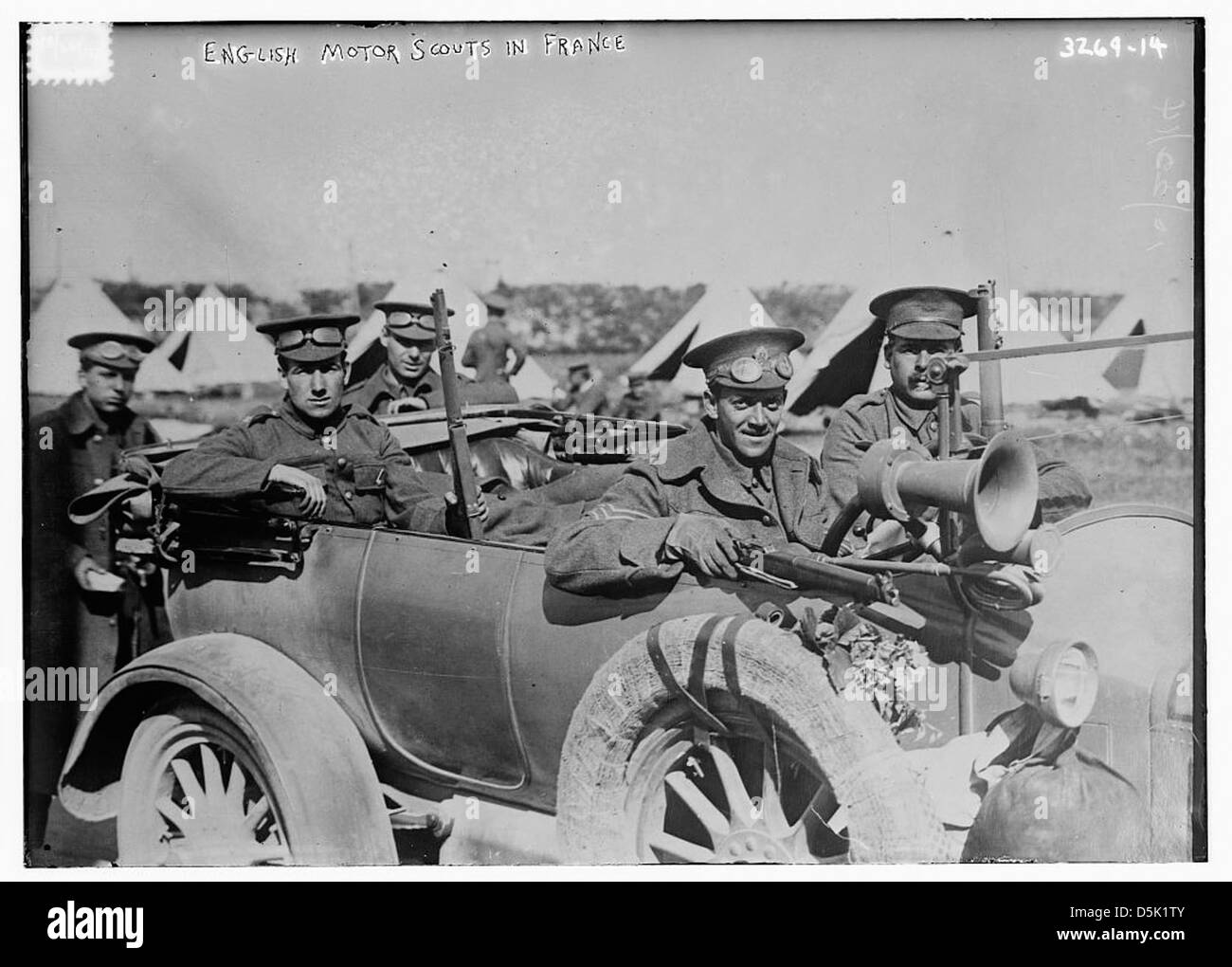 Motore inglese scout in Francia (LOC) Foto Stock