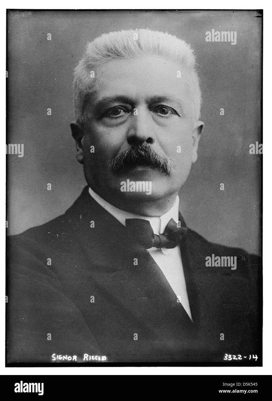 [Il Premier italiano, Vittorio Orlando] (LOC) Foto Stock