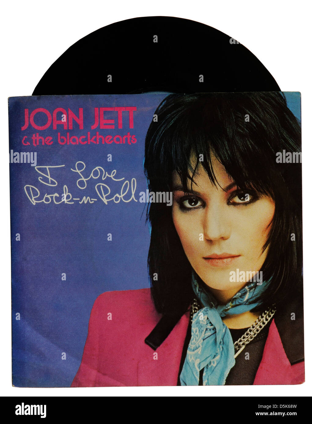 Joan Jett e la Blackhearts amo il Rock 'n' Roll y' singolo Foto Stock