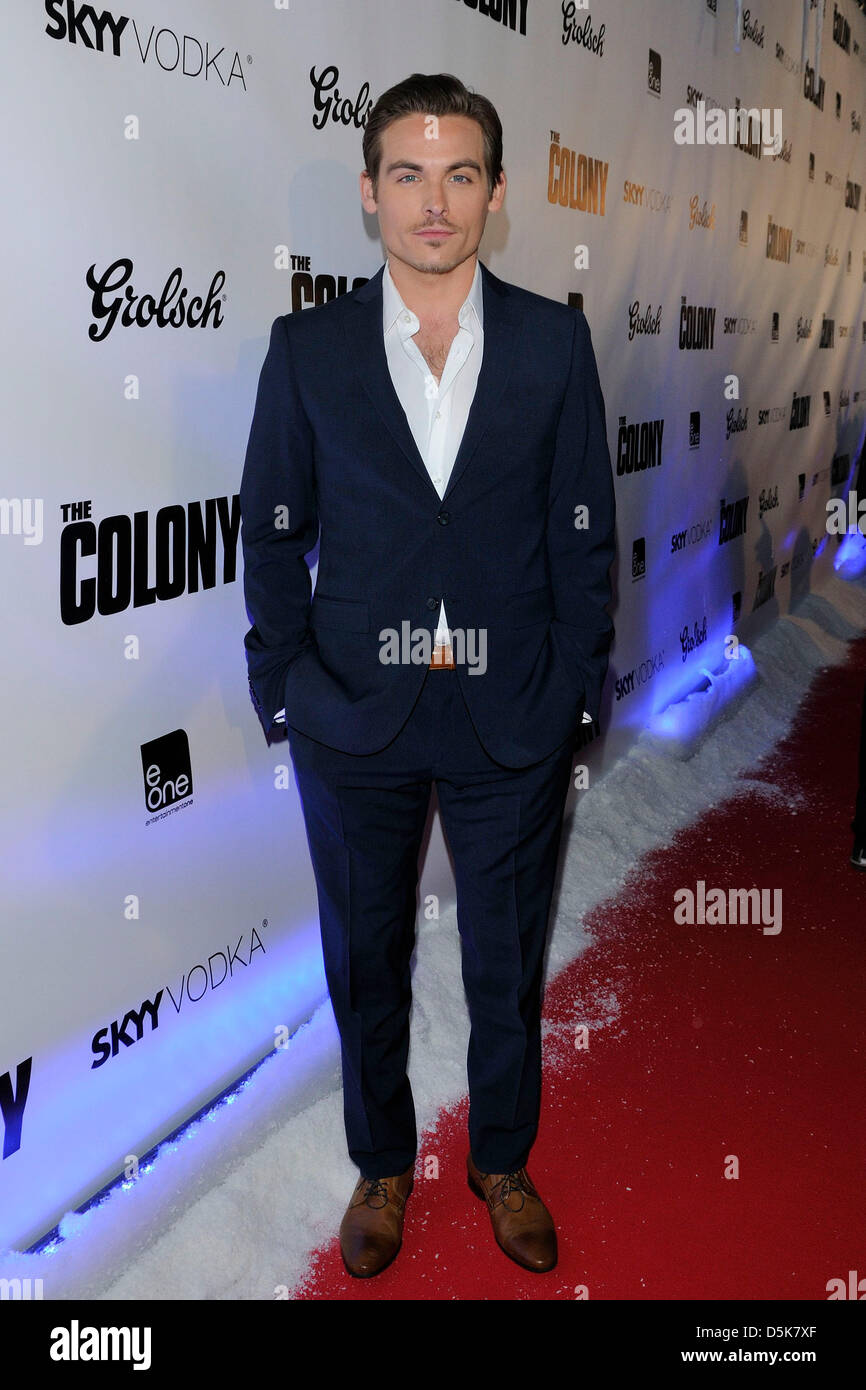 Aprile 3, 2013. Toronto, Canada. Attore Kevin Zegers arriva a Colonia premiere mondiale a Scotiabank Theatre di Toronto. (EXI/N8N) Foto Stock