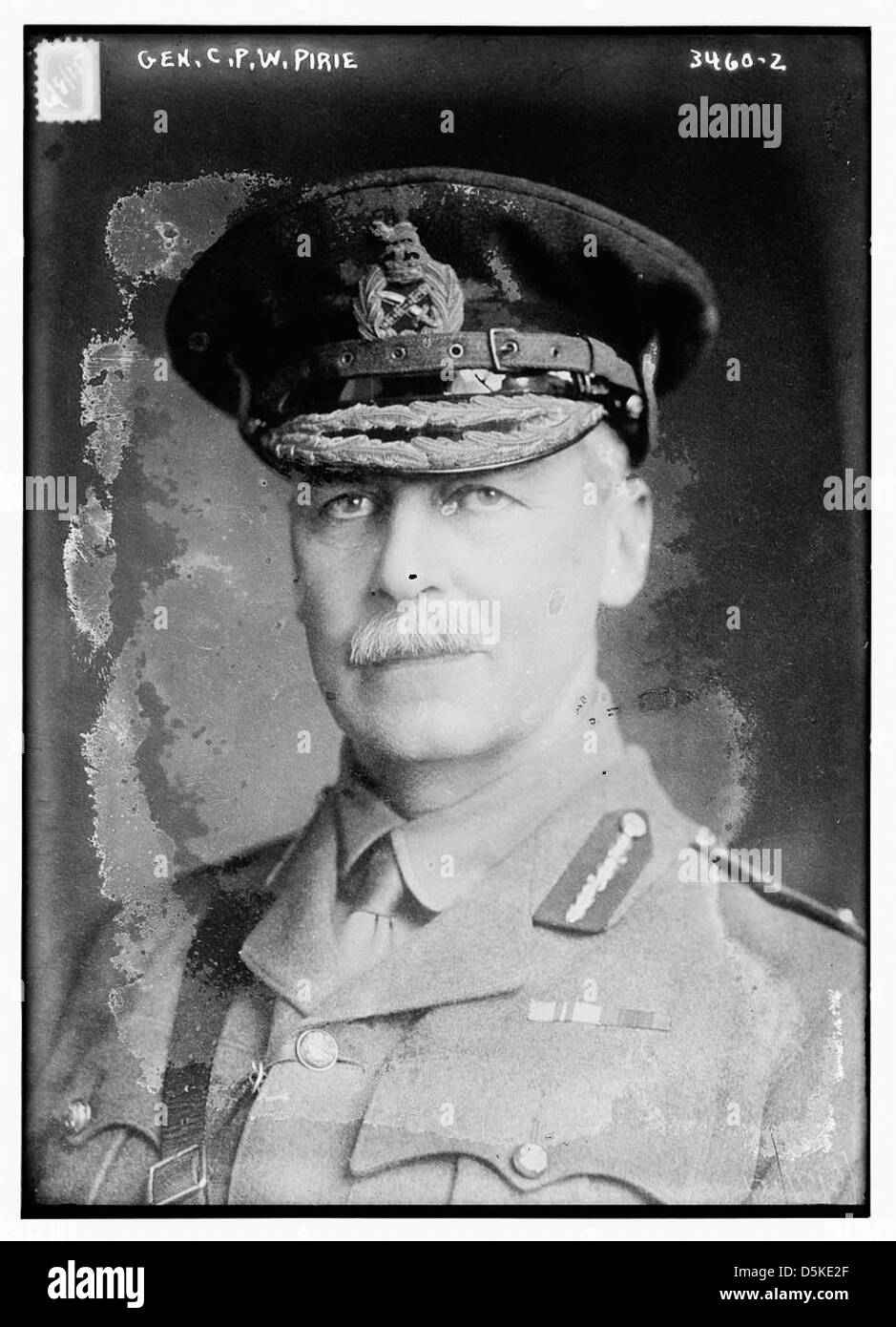 Questa fotografia raffigura il maggior generale Charles P.W. Pirie dell'esercito indiano britannico, mostrato nel 1914 durante il suo servizio con la brigata di cavalleria Ambala. In seguito prestò servizio durante la prima guerra mondiale Foto Stock